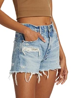 Ridgmere Distressed Denim Shorts