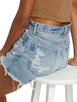 Ridgmere Distressed Denim Shorts