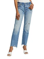 Colemont Distressed Straight-Leg Jeans