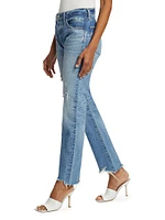 Colemont Distressed Straight-Leg Jeans