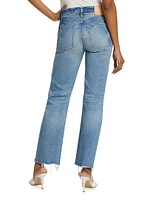 Colemont Distressed Straight-Leg Jeans