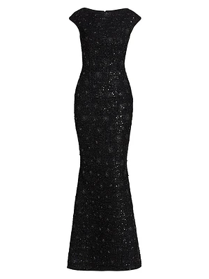 Iris Tweed Mermaid Gown