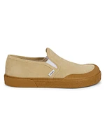 LOEWE x Paula's Ibiza Terra Vulca Suede Slip-On Sneakers