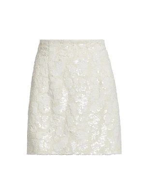Cherry Sequin Skirt