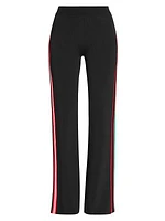 Striped Wide-Leg Pants