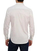 Made To Measure Embroidered Stretch-Cotton Shirt