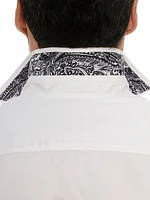 Made To Measure Embroidered Stretch-Cotton Shirt