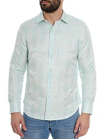 The Timeless Jacquard Cotton-Blend Shirt