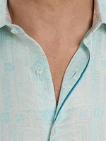 The Timeless Jacquard Cotton-Blend Shirt