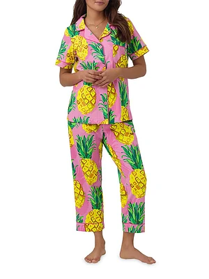 Pineapple Short-Sleeve Pajamas