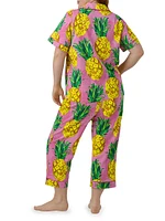 Pineapple Short-Sleeve Pajamas