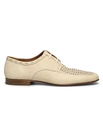 Lisboa Woven Leather Lace-up Shoes