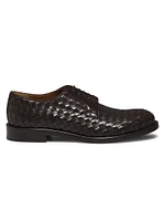 Woven Leather Derbys