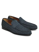 Sikasso Woven Suede Loafers