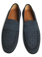 Sikasso Woven Suede Loafers