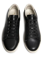 Bamako Logo Leather Low-Top Sneakers