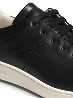 Bamako Logo Leather Low-Top Sneakers