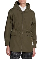 Nylon Tech Gabardine Hooded Parka