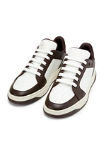 Colorblocked Leather Low-Top Sneakers