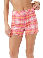 Corbin 2 Plaid Tweed Shorts