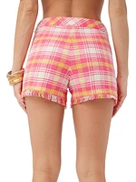 Corbin 2 Plaid Tweed Shorts