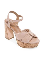 Veronika Leather Platform Sandals