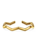 Zig Zag Stax™ Cuff Bracelet in 18K Yellow Gold, 5mm