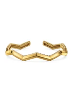 Zig Zag Stax™ Cuff Bracelet in 18K Yellow Gold, 5mm