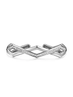 Zig Zag Stax™ Two Row Cuff Bracelet Sterling Silver