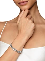 Zig Zag Stax™ Two Row Cuff Bracelet Sterling Silver