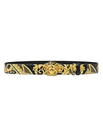 La Medusa Reversible Leather Belt