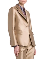 Metallic Suit Jacket