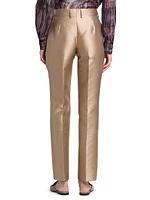 Metallic Tailored Trousers