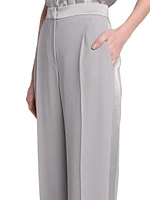 Pleated Relaxed-Fit Trousers