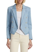 Robbie Tailored Denim Blazer