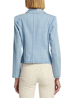 Robbie Tailored Denim Blazer