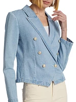 Robbie Tailored Denim Blazer