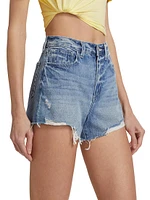 Beck High-Rise Denim Shorts