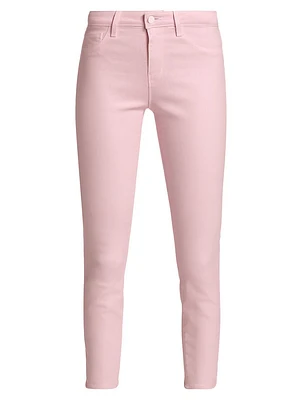 Margot Coated High-Rise Crop Jeans