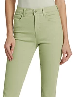 Alexia High-Rise Cropped Cigarette Jeans