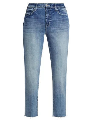 Sada High-Rise Slim Crop Jeans