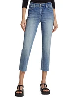 Sada High-Rise Slim Crop Jeans