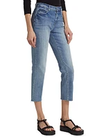 Sada High-Rise Slim Crop Jeans