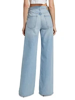 Loli High-Rise Stretch Wide-Leg Jeans