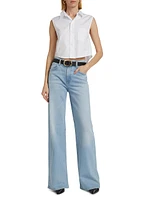 Loli High-Rise Stretch Wide-Leg Jeans