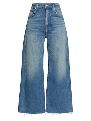 Lyra Wide-Leg Crop Jeans