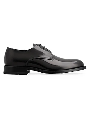 Monogrammed Leather Derbys
