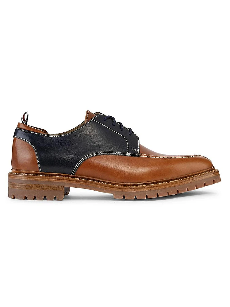 Apron Stitch Leather Derbys