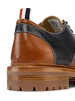 Apron Stitch Leather Derbys