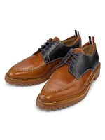 Apron Stitch Leather Derbys